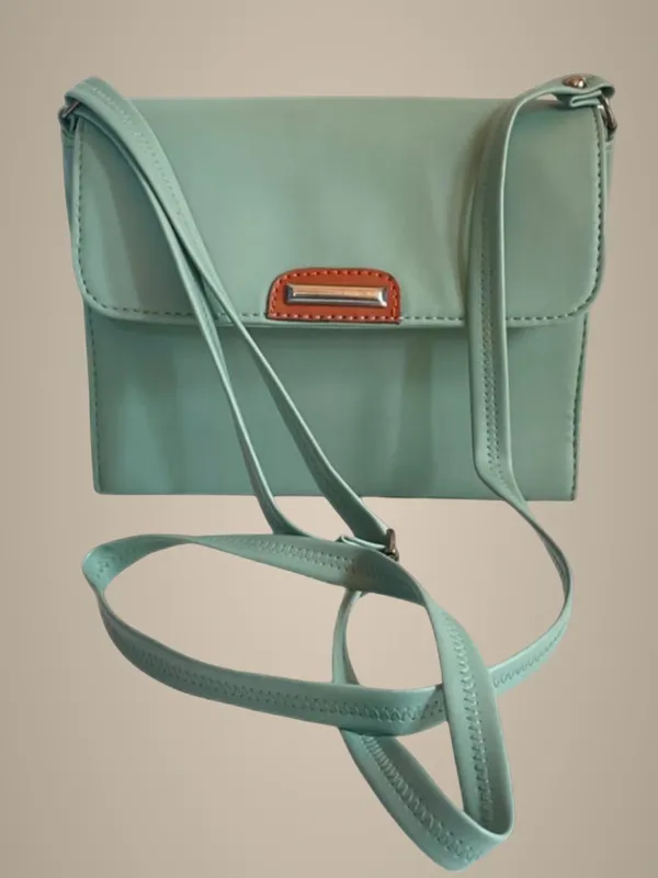 Green_Premium_Polyurethane_Beautiful_Stylish_Sling_Bag_For_Women