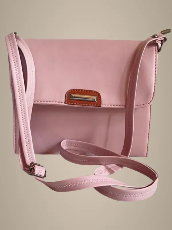 Pack_Of_2_Pink_&_Robon_Premium_Polyurethane_Stylish_Bag_For_Women