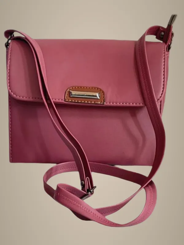 Red_Premium_Polyurethane_Beautiful_Stylish_Sling_Bag_For_Women