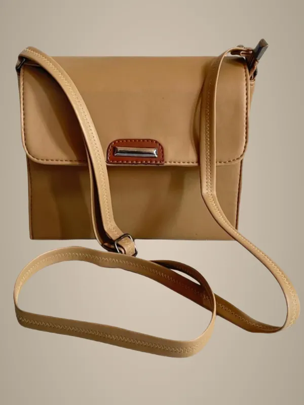 Pack_Of_2_Tan_&_Pink_Premium_Polyurethane_Beautiful_Stylish_Sling_Bag_For_Women_
