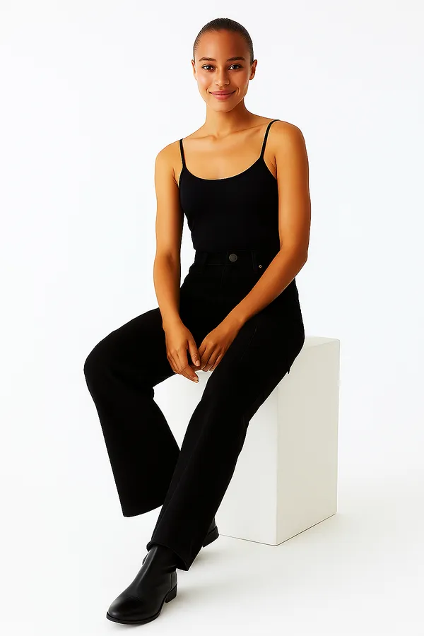 Black_Cargo_Straight_Fit_Stretchable_Jeans