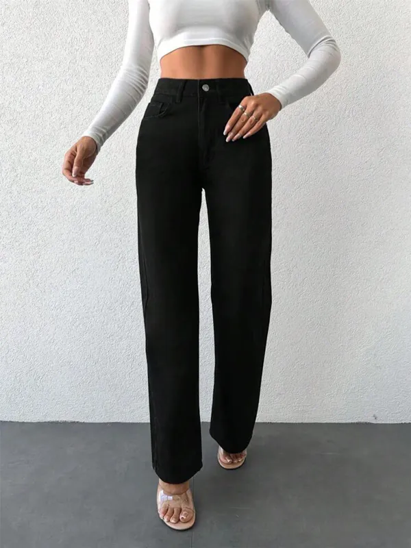 Black_High-Rise_Straight_Fit_Jeans