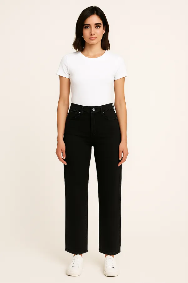 Black_Wrinkle_Shadow_Straight_Fit_Stretchable_Jeans