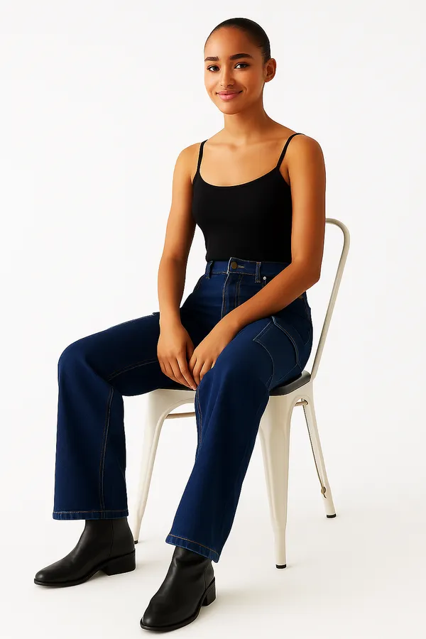 Blue_Cargo_Straight_Fit_Stretchable_Jeans