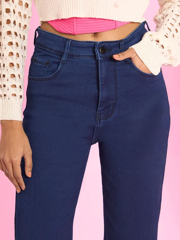 Blue_Straight_Fit_Stretchable_Jeans