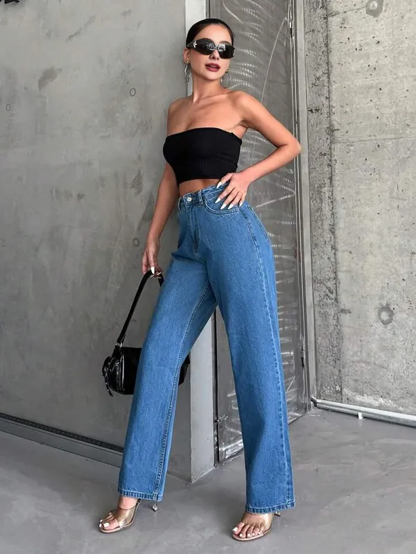 Stone_Blue_High-Rise_Straight_Fit_Jeans