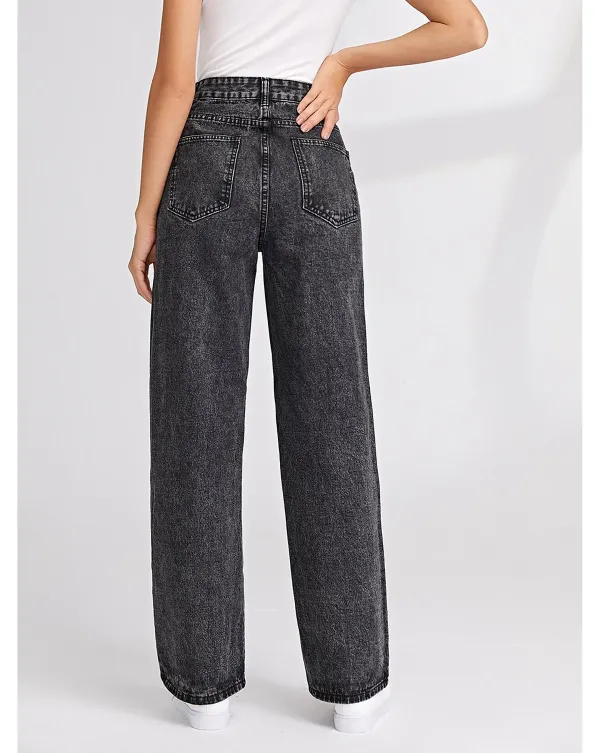 Charcoal_High-Rise_Straight_Fit_Jeans