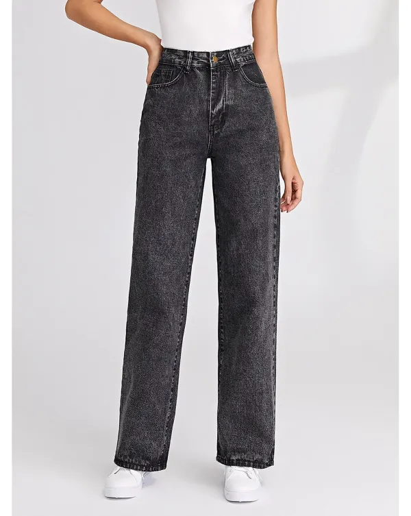 Charcoal_High-Rise_Straight_Fit_Jeans