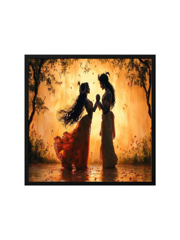Eternal_Bond_Radha_Krishna_Spiritual_Canvas_Wall_Art_Black_Frame_Painting_For_Home_Decor_Living_Room_Wall_Decoration