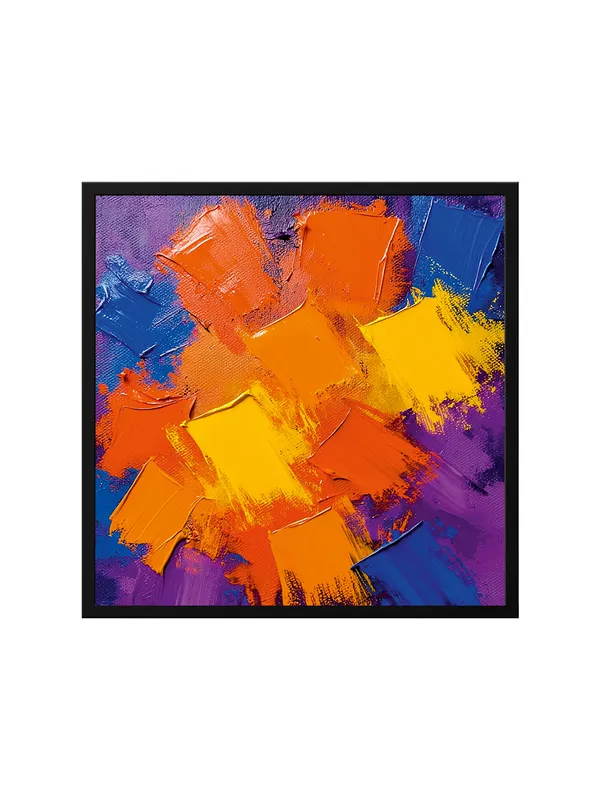 energy_meets_elegance_Canvas_Wall_Art_Black_Frame_Painting_For_Home_Decor_Living_Room_Wall_Decoration