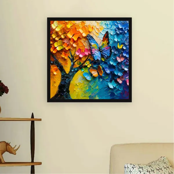 Spectrum_of_Life_Vibrant_Butterfly_&_Nature_Canvas_Wall_Art_black_Frame_Painting_For_Home_Decor_Living_Room_Wall_Decoration