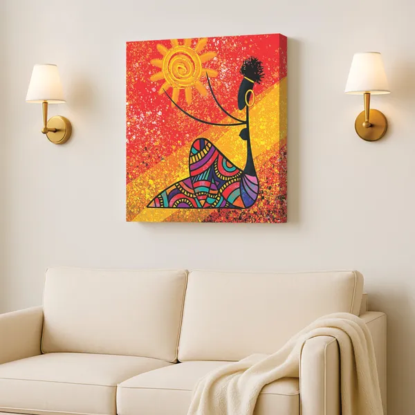 Artistic_Woman_with_Rising_Sun_Canvas_|_Modern_Abstract_Wall_Art_|_Ready_to_Hang_Home_D�cor