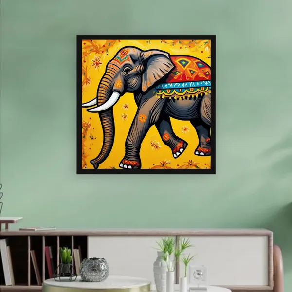 Stillness_in_Motion_The_Heartbeat_of_the_Forest_Canvas_Wall_Art_Black_Frame_Painting_For_Home_Decor_Living_Room_Wall_Decoration