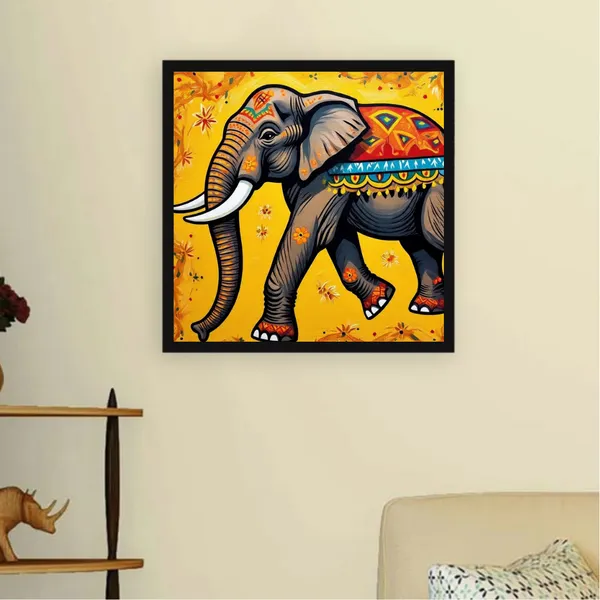 Stillness_in_Motion_The_Heartbeat_of_the_Forest_Canvas_Wall_Art_Black_Frame_Painting_For_Home_Decor_Living_Room_Wall_Decoration