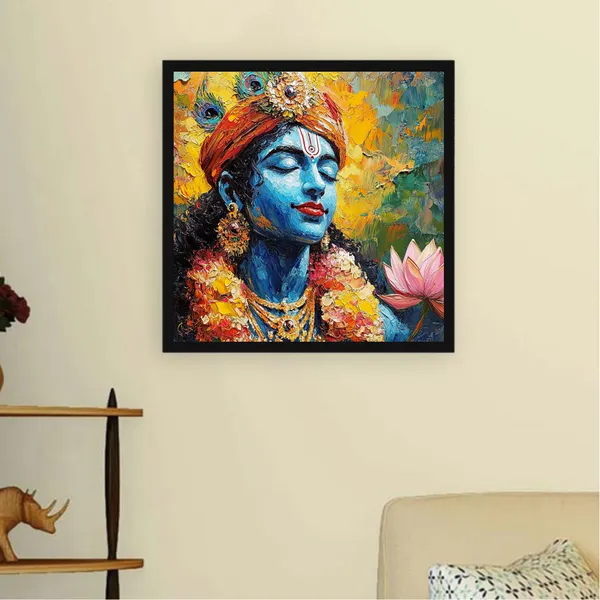 Supreme_Harmony__Canvas_Wall_Art_Black_Frame_Painting_For_Home_Decor_Living_Room_Wall_Decoration