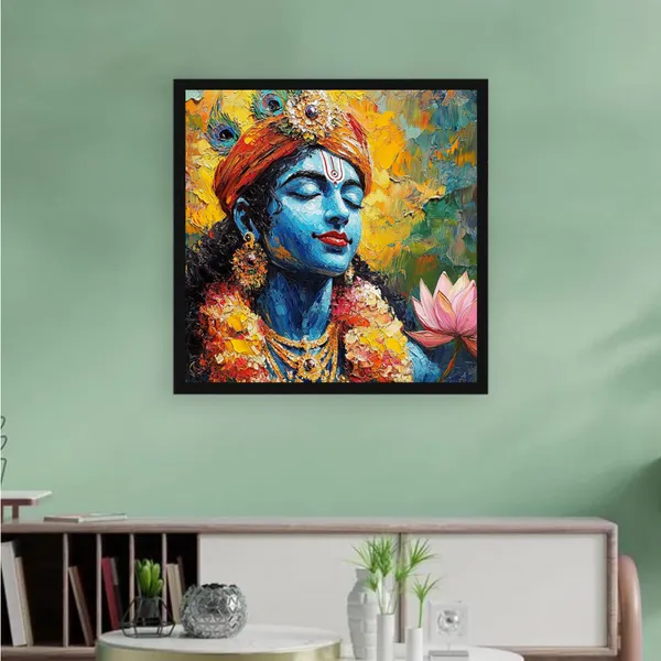 Supreme_Harmony__Canvas_Wall_Art_Black_Frame_Painting_For_Home_Decor_Living_Room_Wall_Decoration