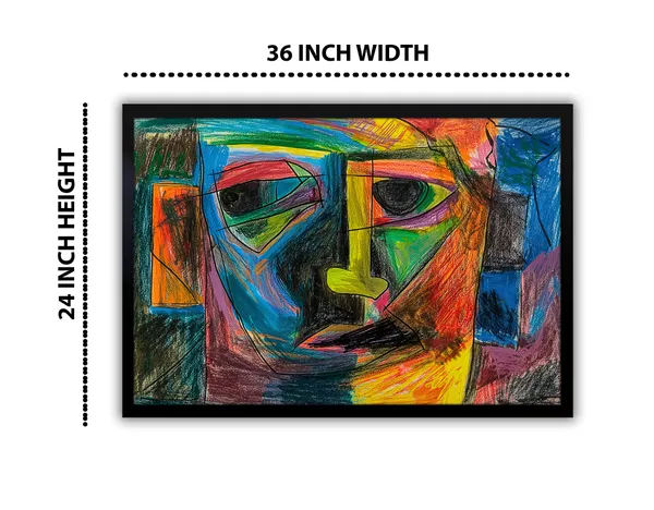 Neon_Emotions_–_Bold_Abstract_Expressionist_Wall_Art_With_black_Frame_Painting_For_Home_Decor_Living_Room_Wall_Decoration