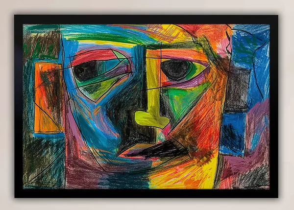 Neon_Emotions_–_Bold_Abstract_Expressionist_Wall_Art_With_black_Frame_Painting_For_Home_Decor_Living_Room_Wall_Decoration