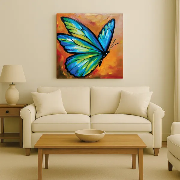 Colorful_Butterfly�Canvas_Painting�|_Modern_Wall�Art_for_Home�&_Living_Room�|_Decorative_with_Stretched�Framed_Art_Piece