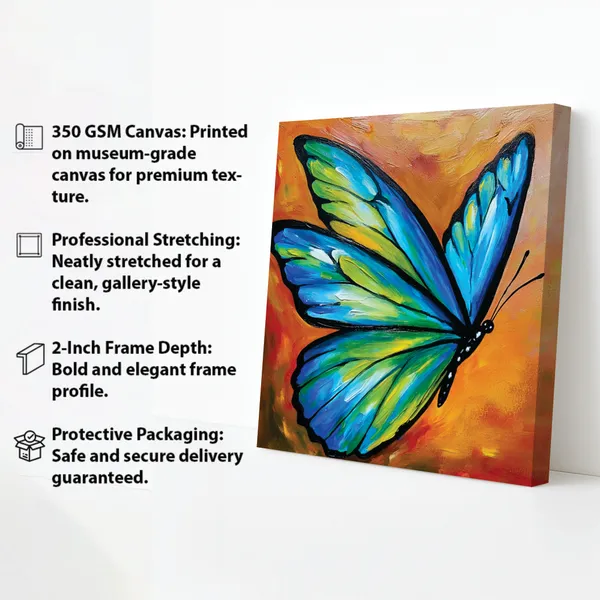 Colorful_Butterfly�Canvas_Painting�|_Modern_Wall�Art_for_Home�&_Living_Room�|_Decorative_with_Stretched�Framed_Art_Piece