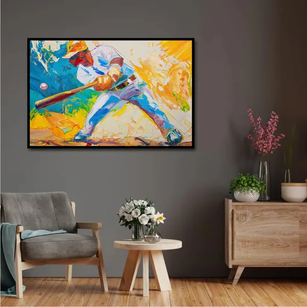 The_Swing_of_Glory_Canvas_wall_Art_With_Black_Frame_Painting_For_Home_Decor_Living_Room_Wall_Decoration
