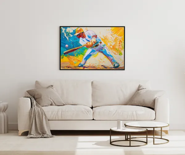 The_Swing_of_Glory_Canvas_wall_Art_With_Black_Frame_Painting_For_Home_Decor_Living_Room_Wall_Decoration