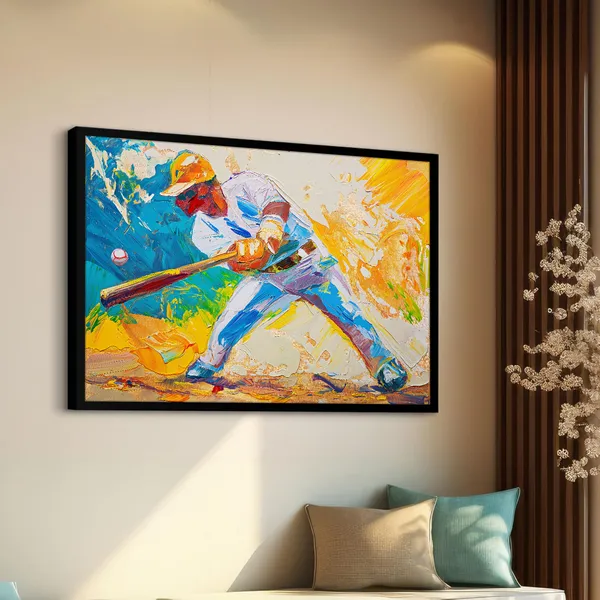 The_Swing_of_Glory_Canvas_wall_Art_With_Black_Frame_Painting_For_Home_Decor_Living_Room_Wall_Decoration