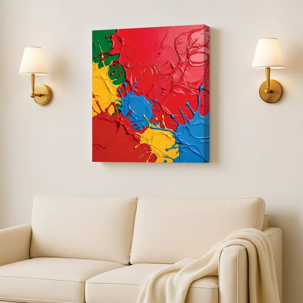 Vibrant_texture_meets_bold_expression_Canvas_Wall_Art_Stretched_Frame_Painting__For_Home_Decor_Living_Room_Wall_Decoration