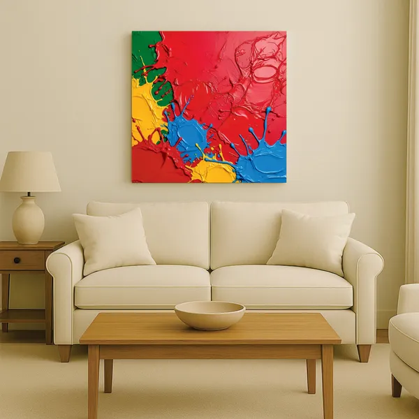 Vibrant_texture_meets_bold_expression_Canvas_Wall_Art_Stretched_Frame_Painting__For_Home_Decor_Living_Room_Wall_Decoration