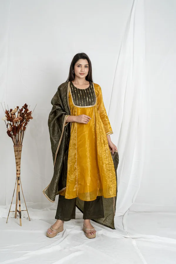 Blue_&_Pink_Gold_Crush_Top_Bottom_Dupatta_Set_For_Women