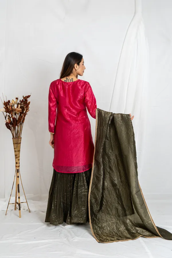 Wine_&_Cream_Gold_Crush_Fabric_With_Embroidered_Yoke_Sharara_Set_For_Women