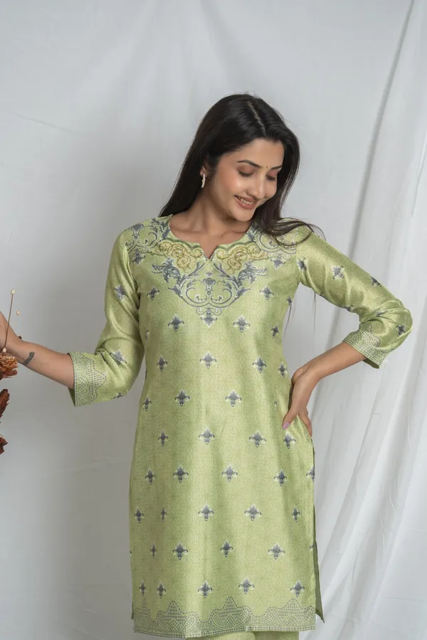 Light_Premium_Green_Straight_Kurta_Bottom_Set_For_Women