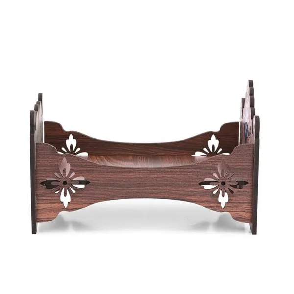 Brown_Wooden_Laddu_Gopal_Palna_Bed_With_Krishna_Bansuri_Design_&_Peacock_Feather_Print_–_Decorative_Jhula_For_Janmashtami_&_Mandir_Decor