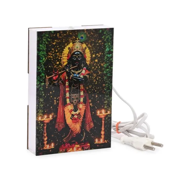 Lord_Krishna_with_Flute_LED_Light_Box_Color_Changing_Night_Lamp_with_Printed_Acrylic_Panel_&_Wooden_Back_Wall_Hanging_&_Tabletop_Home_Decor