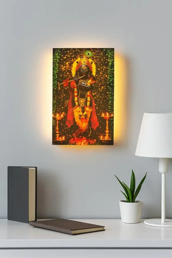 Lord_Krishna_with_Flute_LED_Light_Box_Color_Changing_Night_Lamp_with_Printed_Acrylic_Panel_&_Wooden_Back_Wall_Hanging_&_Tabletop_Home_Decor