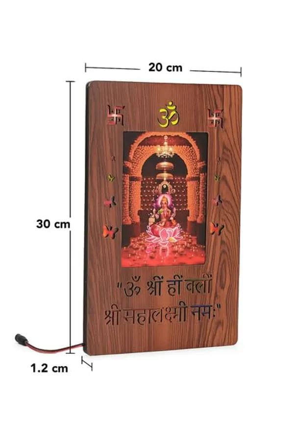 Divine_Shri_Mahalakshmi_Illuminated_Led_Picture_Light