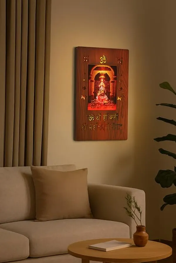 Divine_Shri_Mahalakshmi_Illuminated_Led_Picture_Light