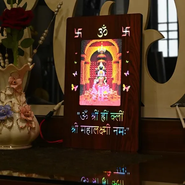 Divine_Shri_Mahalakshmi_Illuminated_Led_Picture_Light