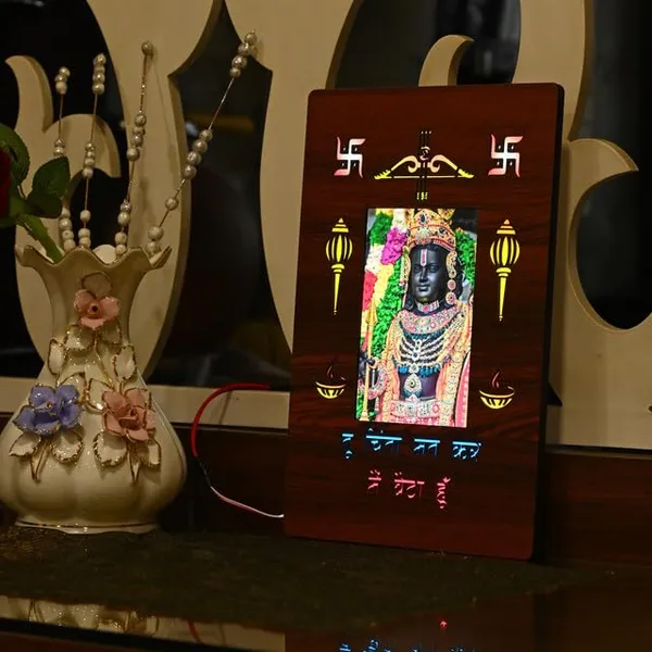 Divine_Shri_Ram_Lala_Wooden_Led_Picture_Lamp_With_Reassuring_Blessing