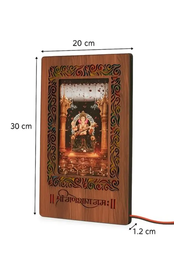 Divine_Shree_Ganesh_Wooden_Led_Picture_Lamp_With_Intricate_Carved_Frame