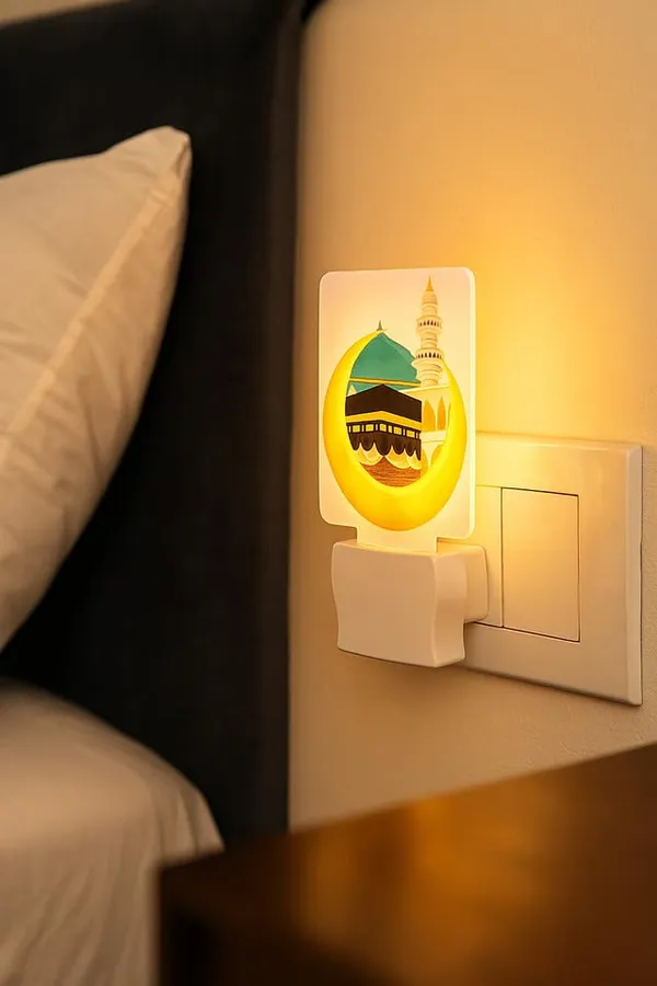Makka_Madina_Acrylic_Led_Night_Lamp_|_Multi-Color_Changing_Plug-In_Night_Light_For_Bedroom