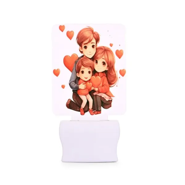 Decorative_Led_Night_Lamp_With_Cute_Cartoon_Family_Design_�_Plug-In_Auto_Color_Changing_Acrylic_Night_Light_For_Kids_Room