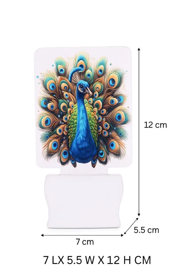 Led_Peacock_Night_Lamp_|__Plug-In_Decorative_Light_For_Bedroom