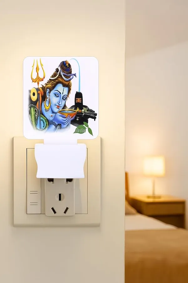 Lord_Shiva_With_Shivling_Led_Night_Lamp_�_Plug-In_Devotional_Light_For_Bedroom