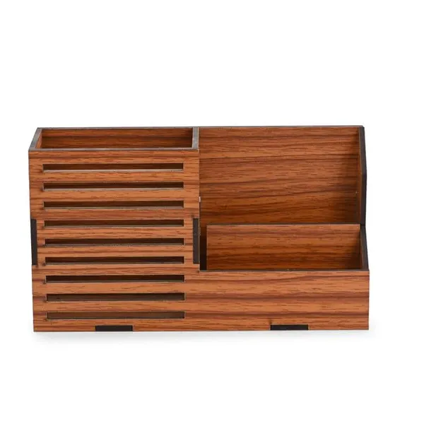 Brown_Wooden_Multi_Compartment_Pen_Stand_Desk_Organizer_Laser_Cut_Stationery_Holder_For_Office_School_&_Study_Table_Use