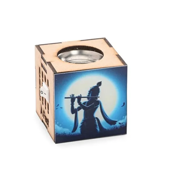 _Wooden_Kapoor_Dani_With_Krishna_Moonlight_Silhouette_Plug-In_Camphor_Diffuser_With_Night_Light_Decorative_Aroma_Burner_For_Home,_Temple_&_Gift