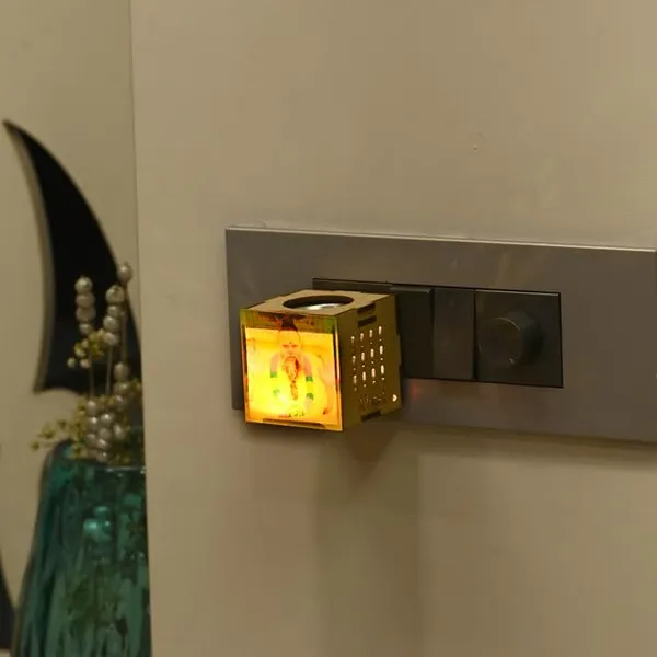 _Wooden_Kapoor_Dani_With_Premanand_Ji_Maharaj_Printed_Image_Plug-In_Camphor_Burner_Night_Lamp_Spiritual_Fragrance_Diffuser_For_Home,_Temple_&_Gifting