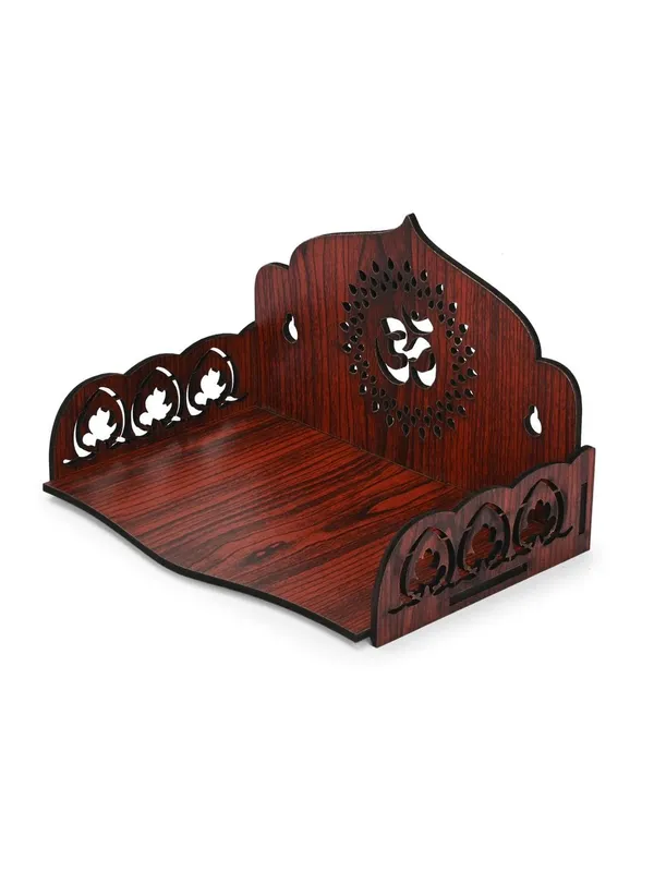 Brown_Wooden_Temple_Singhasan_Pooja_Chowki_Palang_Palna_For_Home/Office