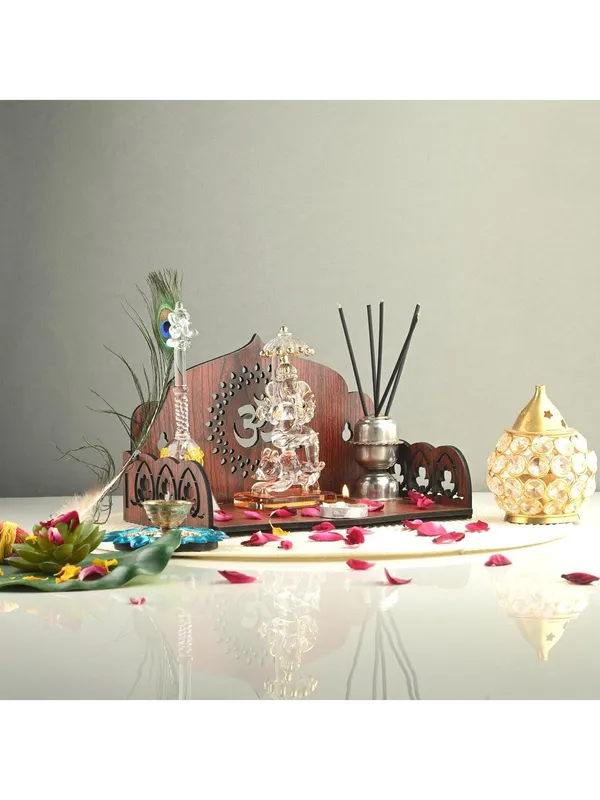 Brown_Wooden_Temple_Singhasan_Pooja_Chowki_Palang_Palna_For_Home/Office