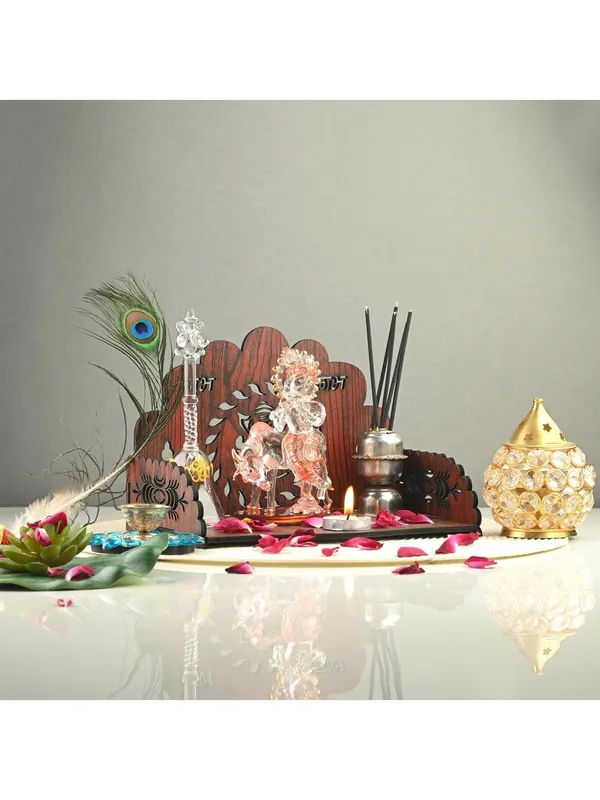 Brown_Wooden_Temple_Singhasan_Pooja_Chowki_Palang_Palna_For_Home/Office